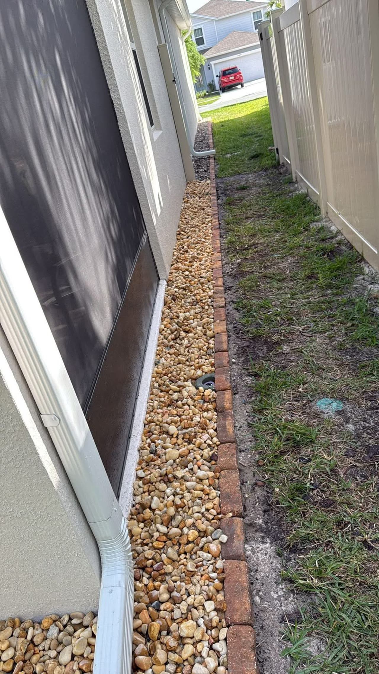 Herringbone brick paver driveway Orlando