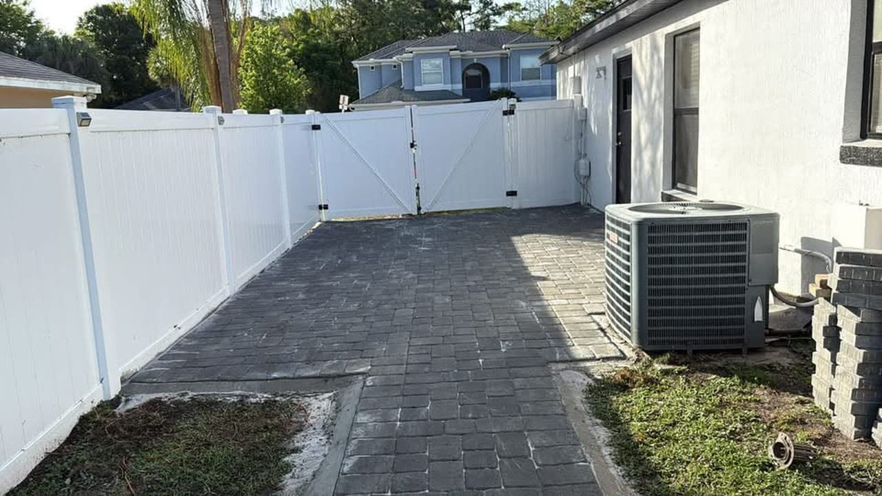 Concrete paver driveway Kissimmee FL